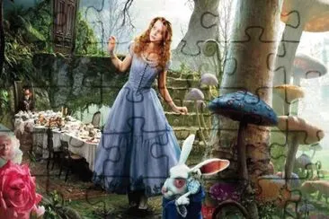 Alicia en el pais de las maravillas jigsaw puzzle