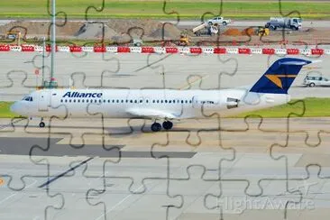 Alliance Airlines Fokker 100 Australia jigsaw puzzle