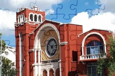 Templo bautista en la Ciudad de Chihuahua. jigsaw puzzle
