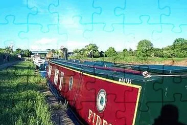 On The Cranfleet Canal jigsaw puzzle