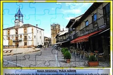 RIAZA (SEGOVIA) - PLAZA MAYOR