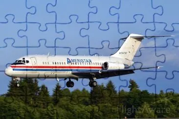 Ameristar Jet Charter DC9-10 Estados Unidos jigsaw puzzle