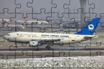 Ariana Afghan Airlines Airbus A310 AfganistÃ¡n jigsaw puzzle
