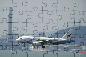 Bangkok Airways Airbus A319 Tailandia jigsaw puzzle