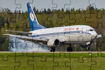 Belavia Airlines Boeing 737-300 Bielorrusia jigsaw puzzle