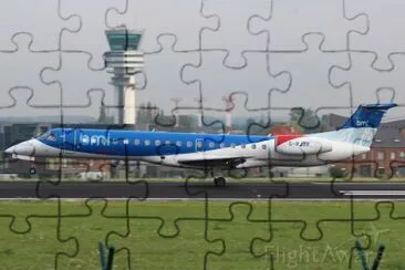 פאזל של BMI Regional Embraer ERJ-135 Reino Unido
