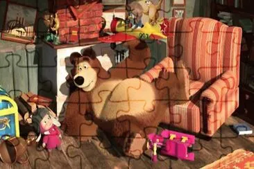 Masha y el Oso jigsaw puzzle