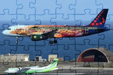 Brussels Airlines Airbus A320 Belgica jigsaw puzzle