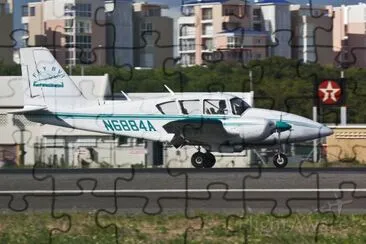 BVI Airways Piper Aztec Islas Virgenes Britanicas jigsaw puzzle