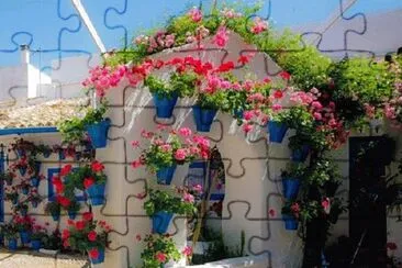patio fleuri