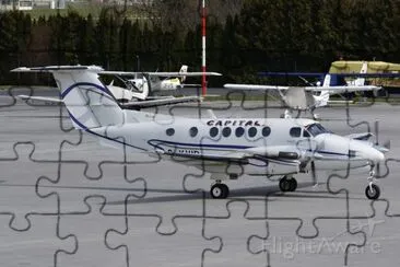 Capital Air Beechcraft King Air 200 Reino Unido jigsaw puzzle