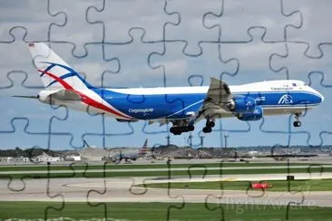 CargoLogicAir Boeing 747-8 Reino Unido jigsaw puzzle