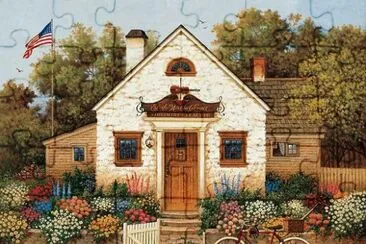 cottage jigsaw puzzle