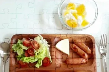 Breakfast jigsaw puzzle