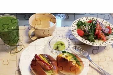 Breakfast jigsaw puzzle