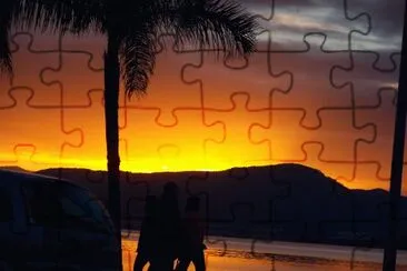 PÃ´r do sol jigsaw puzzle