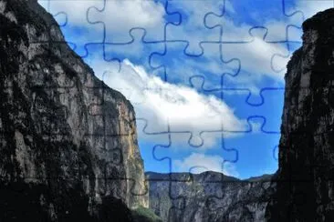 CaÃ±Ã³n del Sumidero, Chiapas. jigsaw puzzle
