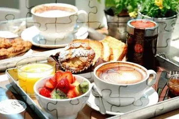Breakfast jigsaw puzzle