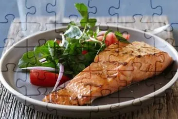 Salmon jigsaw puzzle