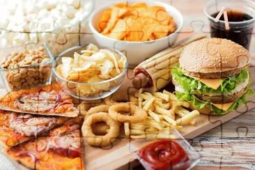 Fast food jigsaw puzzle