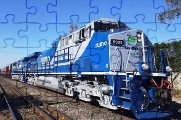 פאזל של Trem azul