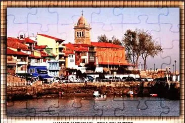 LUANCO (ASTURIAS) â€“ ZONA DEL PUERTO jigsaw puzzle