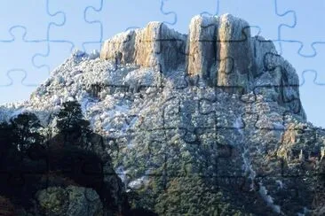 Snow on Casa Grande jigsaw puzzle