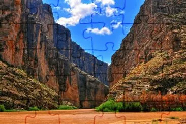 Santa Elena Canyon jigsaw puzzle