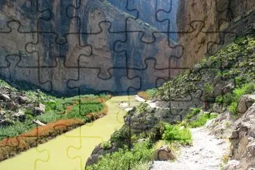 Santa Elena Canyon trail jigsaw puzzle