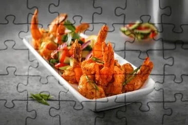 Shrimp jigsaw puzzle