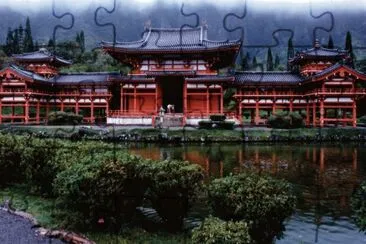 Byodo Inn Temple-Oahu Hawaii jigsaw puzzle