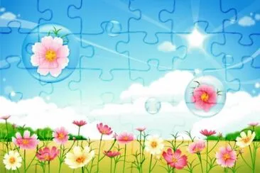 é¢¨æ™¯çŸ¢é‡åœ– jigsaw puzzle