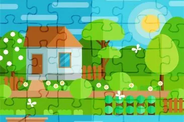 é¢¨æ™¯çŸ¢é‡åœ– jigsaw puzzle