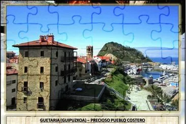 GUETARIA (GUIPUZKOA) â€“ PRECIOSO PUEBLO COSTERO jigsaw puzzle