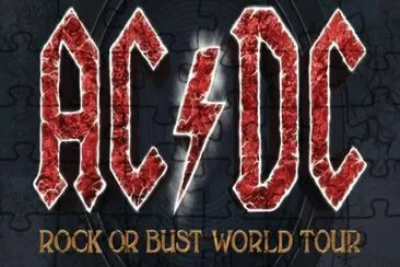 AC DC jigsaw puzzle
