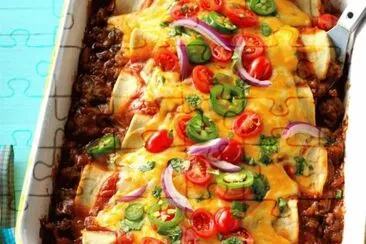 Garlic Beef Enchiladas jigsaw puzzle