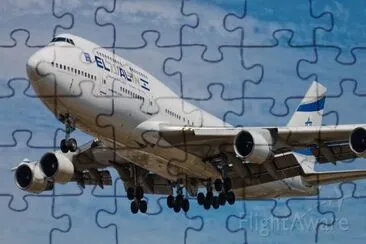 El Al Israel Airlines Boeing 747-400 Israel jigsaw puzzle