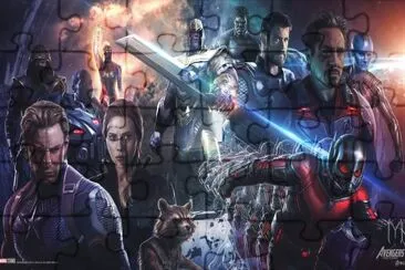 AVENGERS VS TANUS jigsaw puzzle