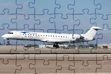 Elite Airways Canadair Regional CRJ-700 Estados Un jigsaw puzzle