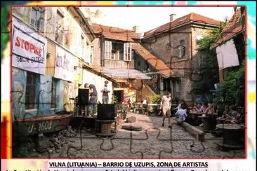 פאזל של VILNA (LITUANIA) â€“ BARRIO DE UZUPIS, ZONA DE ARTISTAS