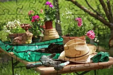 Gardening Table jigsaw puzzle