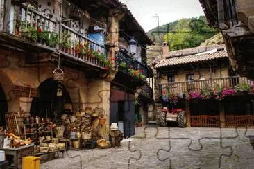 pueblo medieval jigsaw puzzle