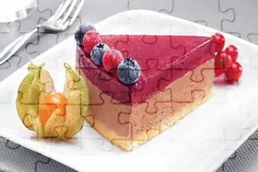 Cheesecake jigsaw puzzle