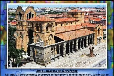 ÃVILA â€“ BASÃLICA DE SAN VICENTE jigsaw puzzle