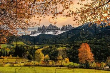 Val de Funes-Italia jigsaw puzzle
