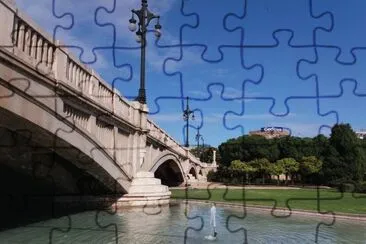 cauce del turia-puente de aragon jigsaw puzzle