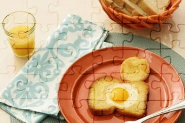 Egg toast jigsaw puzzle
