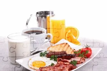 Breakfast jigsaw puzzle