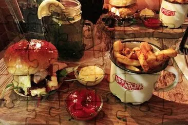 Burger jigsaw puzzle