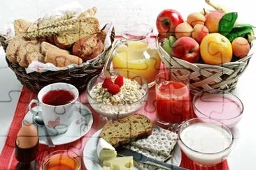 Breakfast jigsaw puzzle